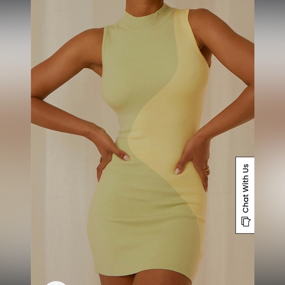 NWT Peppermayo Knit Contrast Dress